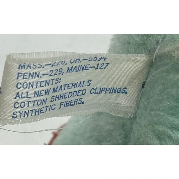 Vintage Care Bears Wish Bear Coin Bank 1984 American Greetings Corp Good Plush - Picture 14 of 16